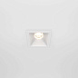 Alfa LED Maytoni встраиваемый светильник DL043-01-10W3K-SQ-W белый