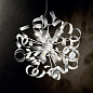 101613 Ideal Lux VORTEX SP6 ARGENTO подвесной светильник серебро — фото 1