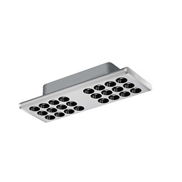 Workmates Flos Architectural Потолочный светильник прямоугольный Silver anodised f-a-099