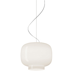 FN210073E_11 Foscarini Chouchin подвесной светильник со стеклянным плафоном цилиндрической формы