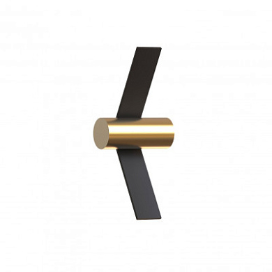 уличный настенный светильник цилиндрической формы с двусторонним направлением света