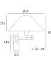 Бра AHMOSIS +SW o Davidts lighting — фото 7