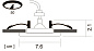 Точечный встраиваемый светильник Arte Lamp BASIC A2103PL-1AB — фото 3