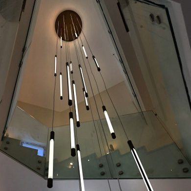 Metal Lux Index PL 20L Led большая современная люстра золотой 278.520.05
