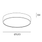 15-A022-60-M1 Leds C4 Caprice ø520mm LightForLife черный — фото 1