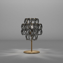 MINIGIOGALI НАСТОЛЬНАЯ ЛАМПА CRYSTAL BLACK NICKEL MATT BRONZE 1 E27 CE