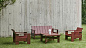 AE670-D362-AM90 Hay Стол Crate Lounge 75x75 см, цвет Iron Red — фото 1