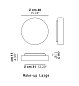 Потолочный светильник Makeup Lodes, белый Makeup Large AP-PL — фото 4