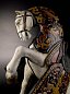 Фарфоровая скульптура восточного коня Oriental Horse Lladro, матовая 01001944 — фото 2