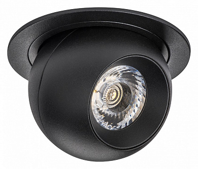 встраиваемый потолочный светильник черный