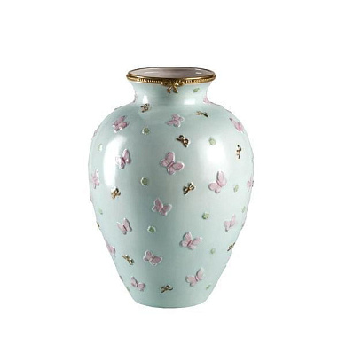 Butterfly medium vase - aquamarine ваза, Villari