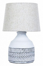 A4636LT-1GY Arte Lamp Tiaki настольная лампа с текстильным абажуром на керамическом основании