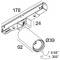 23316 9225 B Delta Light PR SPLITLINE M20/M26H - трековый светильник Spy 391 — фото 1