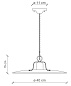 Country Керамический подвесной светильник прямого света FERROLUCE C1441-C1442-C1443