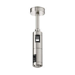TRA156C-D1-PT Maytoni Flarity потолочное крепление серебристого цвета для трековой системы на стойках Flarity