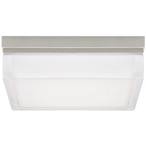 Boxie Large Flush Mount Large satin nickel 3000K 90 CRI integrated led 90 cri 3000k`