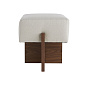 DB8002 Tuck Ottoman Bone Linen Arteriors диван — фото 3