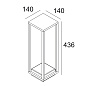 MONTUR L P 45 LED B черный Delta Light садовый светильник — фото 1