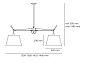 Подвесной светильник Tolomeo Basculante Due Bracci Artemide — фото 4