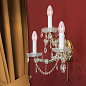 WA 2-458/3 MT-gold/A Maria Theresia Orion трёхрожковое хрустальное бра — фото 6