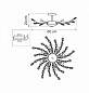 791182 Lightstar Isabelle потолочный светильник, 40Вт, золото