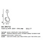 IDL Medusa 266/1A Brushed nickel V286/144/22 бра