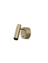 Satin Brass Aluminium LED 3 Watt 220-240Volt 190Lm 3000K IP20 Switch On/Off L: 8 W: 3.4 H: 11 cm