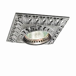 Kolarz MILADY 0298.10Q.5 точечный светильник хром длина 10cm ширина 10cm высота 5cm 1 лампа gu10