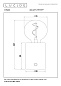 52502/01/02 VIVO настольная лампа цилиндрической формы с открытой лампой накаливания на металлической подставке — фото 4