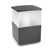 Bollard IP54 Cubik E27 230mm E27 60W Urban grey