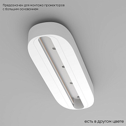 CLT 0.213 05 WH Crystal Lux Basic белое основание для установки однофазных трековых светильников