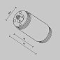 CA013IC-B Maytoni Accessories for system Shelf Комплектующие для систем освещения с токоведущими элементами Черный — фото 4