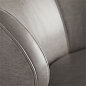 8148 Kitts Chair Mineral Grey Leather Arteriors мягкое сиденье — фото 6