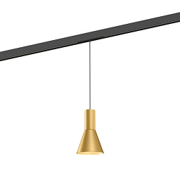 ODREY on track 1.3 LED Gold Wever Ducre Odrey On Track подвесной конусный трековый светильник золотого цвета для магнитного трека 48V