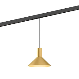 ODREY on track 1.6 LED Gold Wever Ducre Odrey On Track трековый подвесной светильник конической формы золотой для магнитного трека 48V