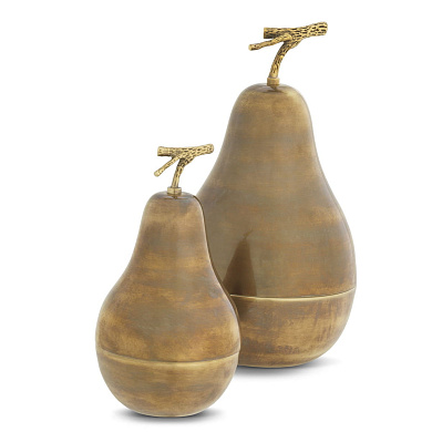 113570 Box Pear set of 2 Коробчатая груша Eichholtz