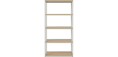 Neutra combination 80 x h158 cm - 5 shelves Bolia книжный шкаф