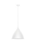 Sandy White Metal LED E27 1x12Watt 100-240Volt IP20 Bulb Excluded D:46 H178: cm