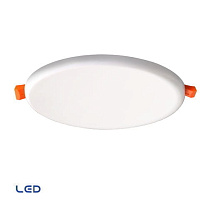 Frameless 15,5cm 15W-3000K 230V-white