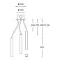 Подвесной светильник Tubo Aldo Bernardi, 3×Ø40 мм, MULTIBOX, гибкая трубка, A16+B22, медь кованая 3MBT40/F/CM/A16B22 — фото 1