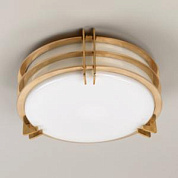 CL0200.BR.EU Bembridge Flush Ceiling Light, Brass, 2 Lights