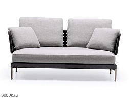 Patio 2-местный уличный диван из ткани Minotti