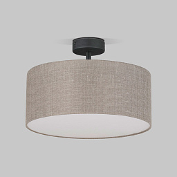 a065167 TK Lighting Rondo накладной потолочный светильник с цилиндрическим текстильным абажуром