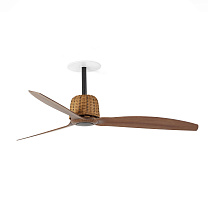 WEAVER RECESSED M Black/walnut fan 0-10V
