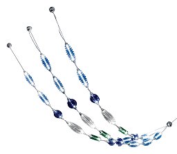 T1800/T Italamp Collier подвесной светильник из цветных стеклянных элементов