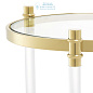 112314 Side Table Trento gold finish  Eichholtz