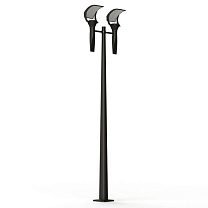 OL 33 N° 6; Toughened glass Built-in LED 3000°K warm white 2 x 28W; Black grey