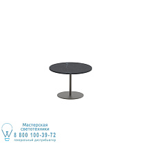 СТОЛИК BUTLER Ø40CM H28CM БРОНЗОВАЯ КЕРАМИКА NERO MARQUINA Royal Botania