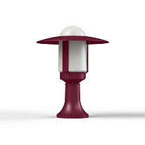 Newpark N° 3; Frosted glass E27 105W; Wine red
