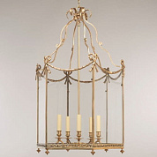 CL0284.BR.SE Drottningholm Lantern, Large, Brass, 5 Lights